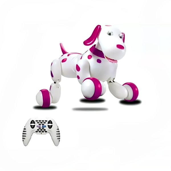 

Интерактивная игрушка робот собака на радиоуправлении HappyCow Smart Dog II Бело-розовый (RT 002 C-777-338B)