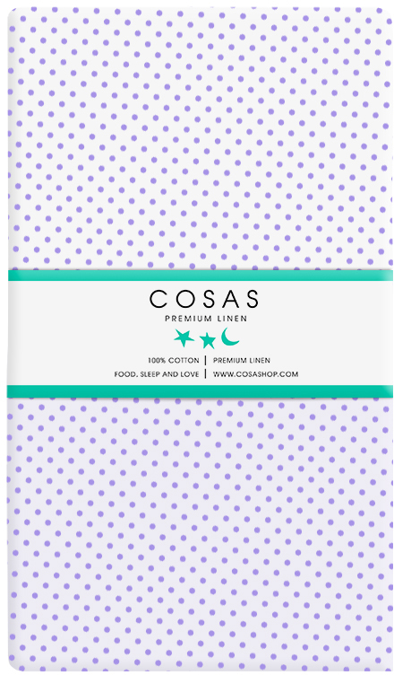 

Простынь Cosas DotsViolet_lilac 155х215