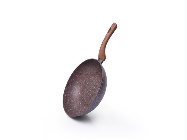 

Сковорода Fissman WOK Magic Brown 24х7см алюминиевая с каменным антипригарным покрытием (4334)