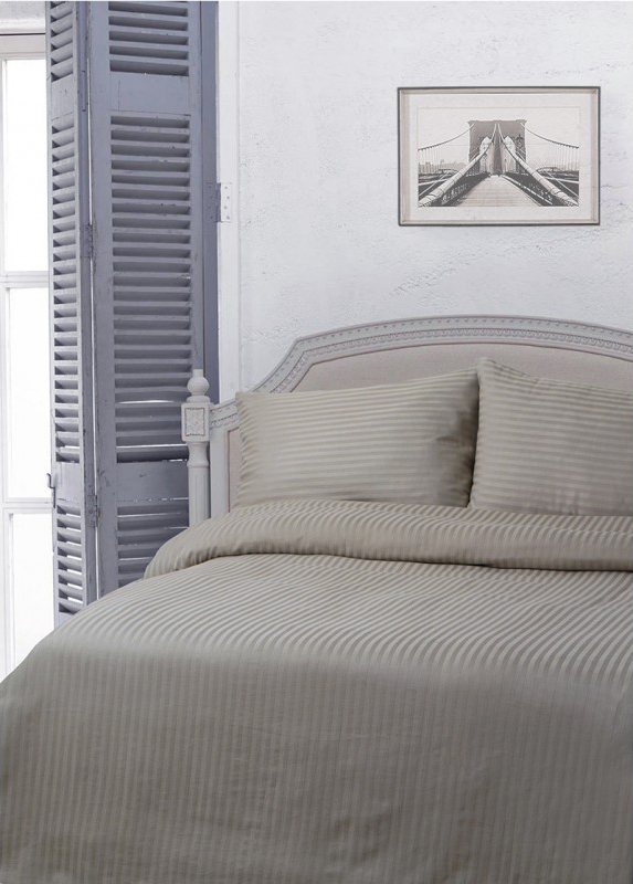 

Комплект постельного белья Lotus Отель Сатин Страйп 160х220 (svt-2000022236546)