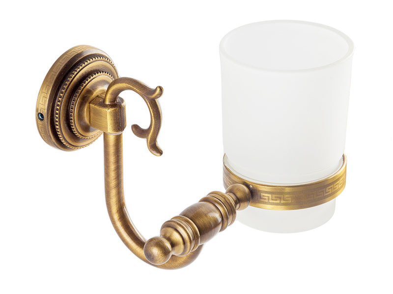 

Стакан для зубных щеток KUGU Versace Antique 206A (латунь, бронза, стекло)