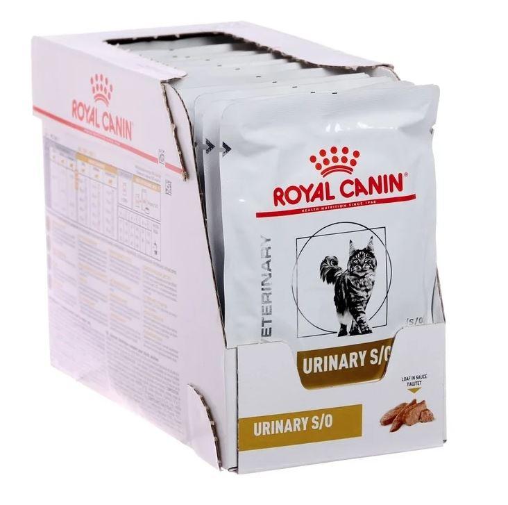 

Лечебный влажный корм для котов Royal Canin Urinary S/O Loaf 12 шт(упаковка) (12540019up)