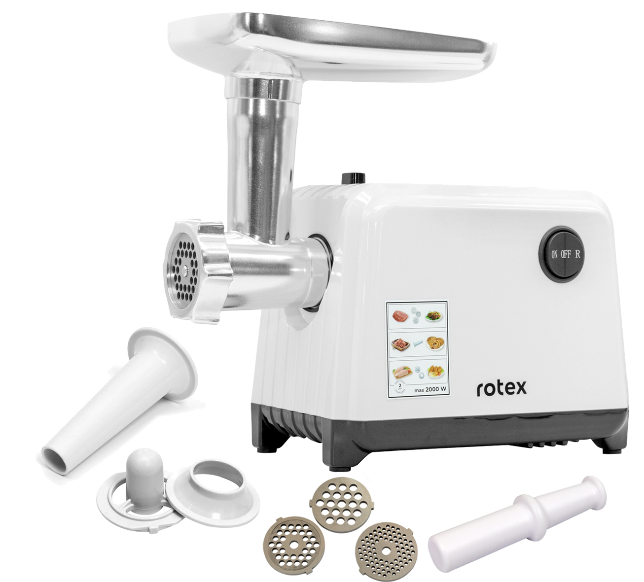 

Мясорубка ROTEX RMG200-W