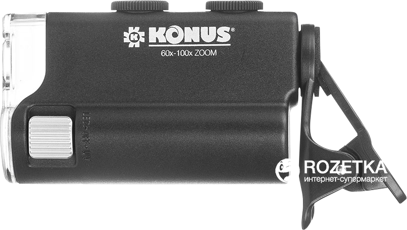 

Карманный микроскоп Konus Konusclip для смартфона 60-100x (3710)