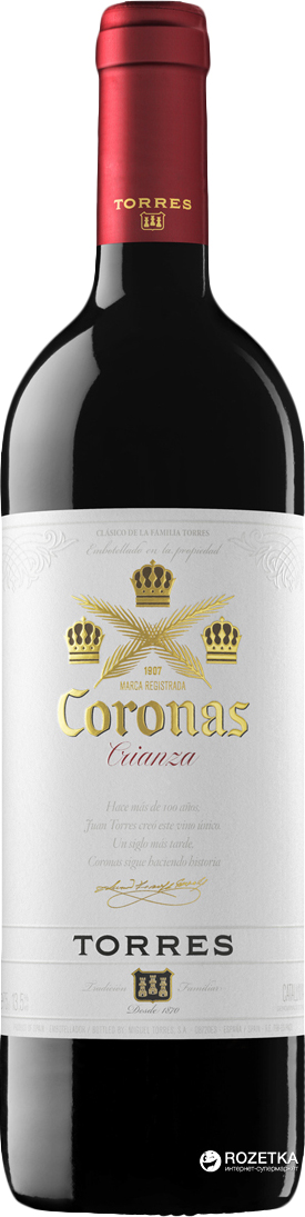 Акція на Вино Torres Coronas красное сухое 0.75 л 13.5% (8410113003089) від Rozetka UA