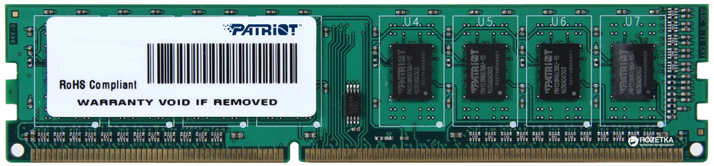 

Оперативная память Patriot DDR3L-1600 4096MB PC3-12800 Signature Line (PSD34G1600L81)