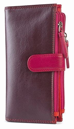 

Кошелёк Visconti RB100 plum_multi кожаный Разные цвета