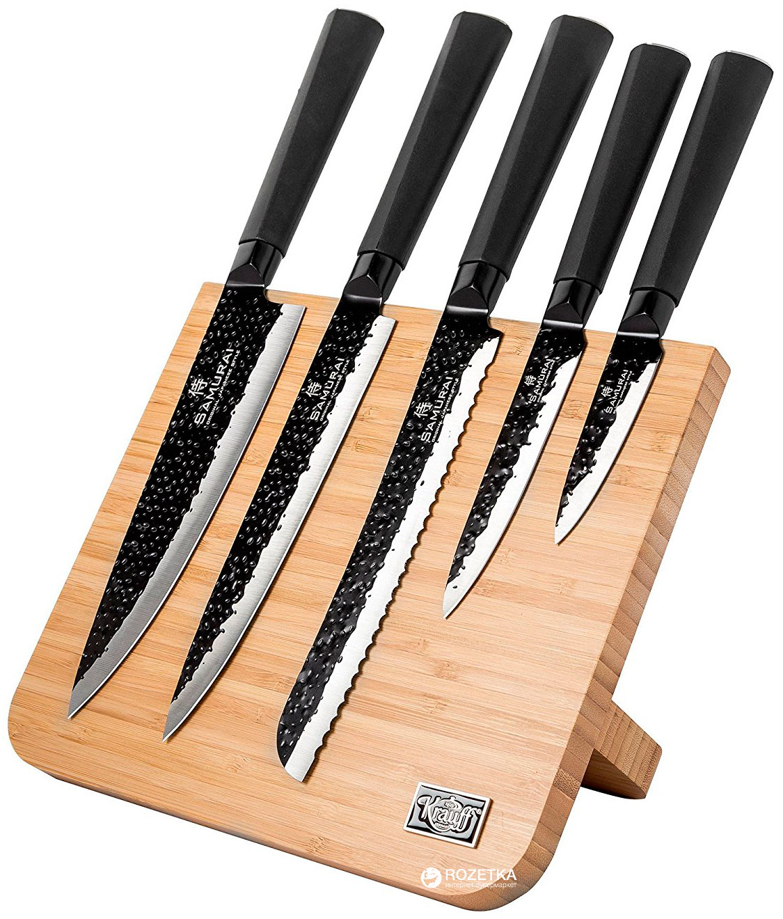 Акція на Набор ножей Krauff Samurai 6 предметов (29-243-008) від Rozetka UA