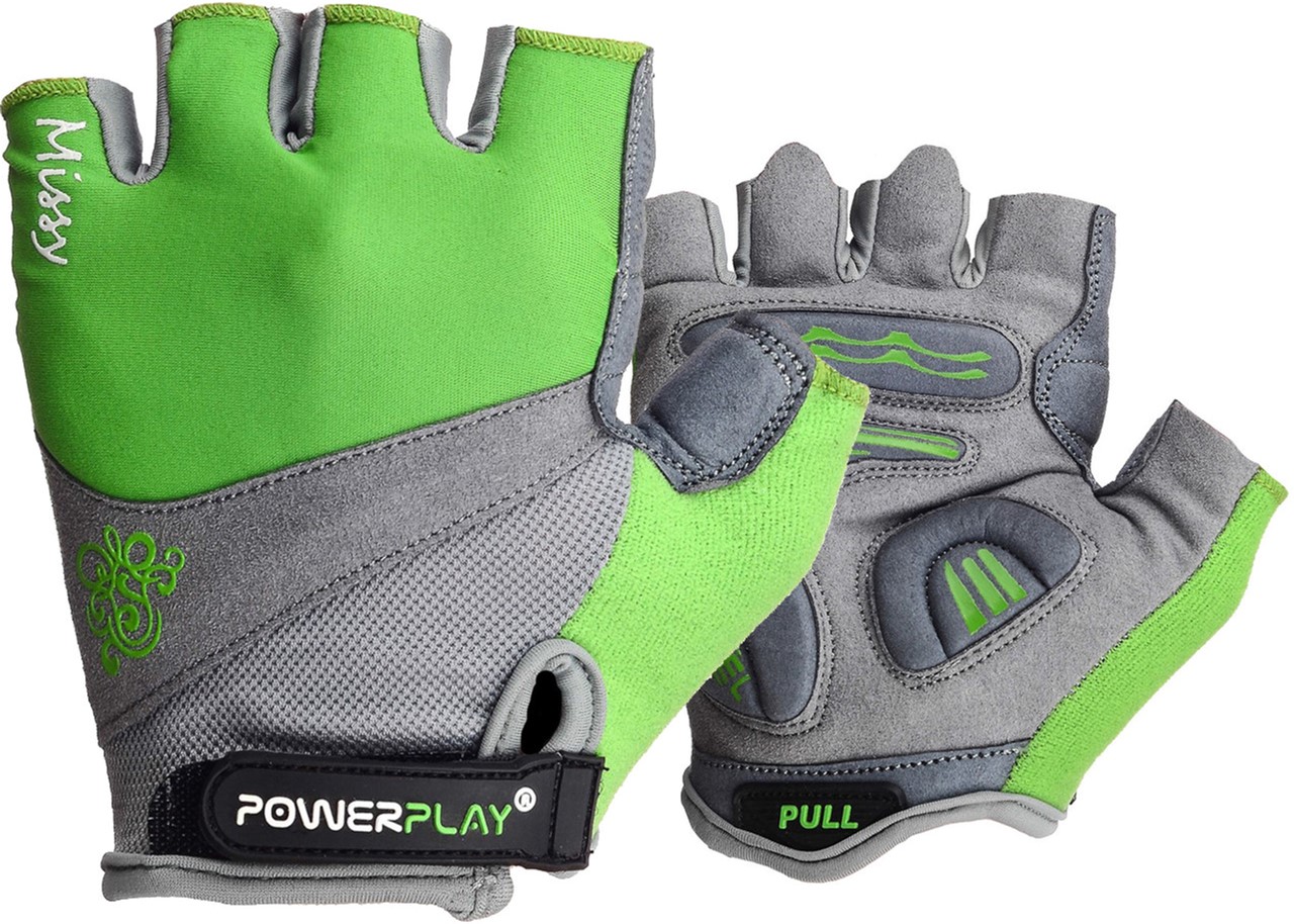 

Велоперчатки женские PowerPlay 5277D S Green