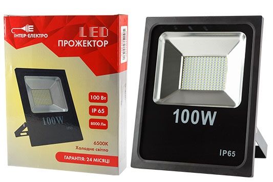 

Прожектор LED INTERELEKTRO 100W 6500K SMD 8000Lm IP65