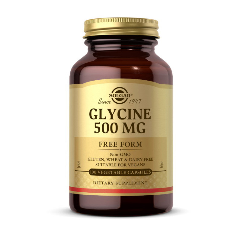 

Глицин Solgar Glycine 500 mg (100 veg cap)