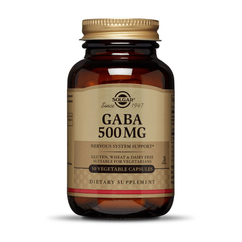 

ГАБА (гамма-аминомасляная кислота) Solgar GABA 500 mg (50 veg caps)