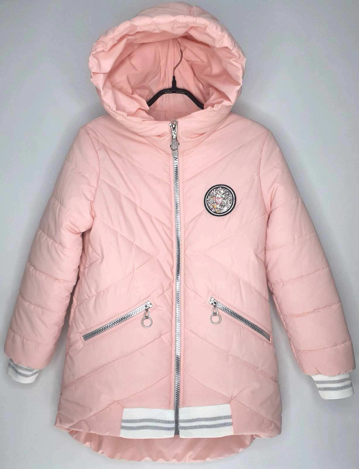 

Куртка для девочки Natali 146 СМ персиковый R000144