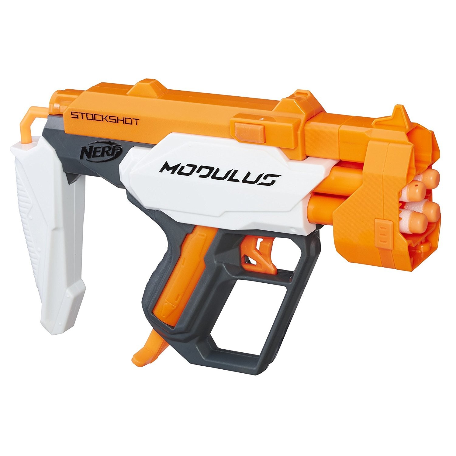 

Бластер Nerf Модулус Стокшот C0391/C0389 (Nerf Modulus StockShot) эко-упаковка