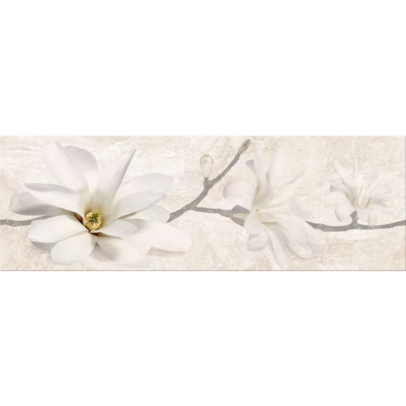 

Декор Opoczno Stone Flowers Inserto Beige бежевый 250x750 (091704)