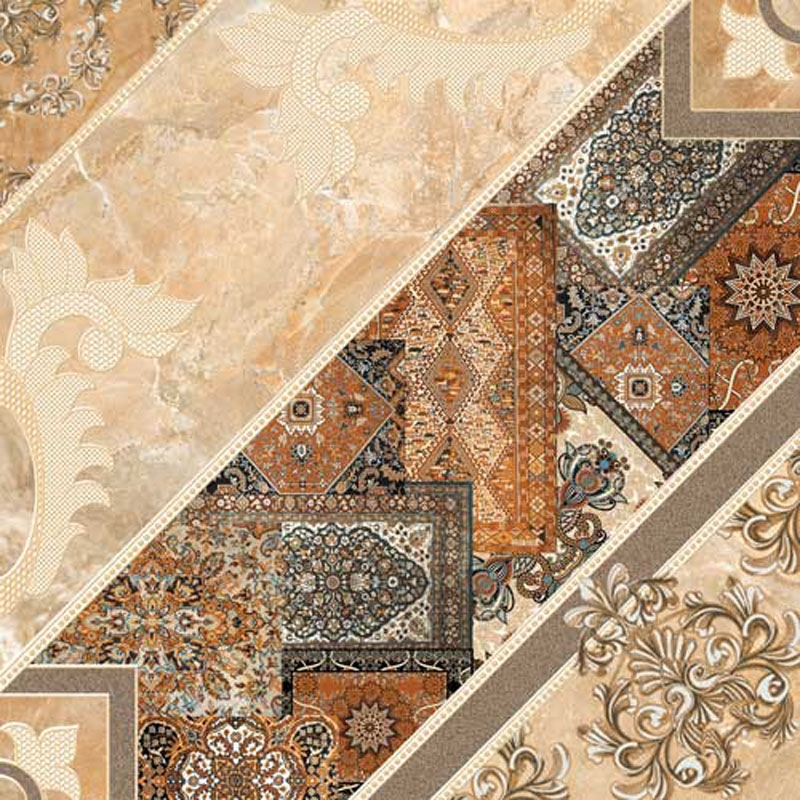 

Кафель InterCerama Carpets 032 коричневый 430x430 (457002)