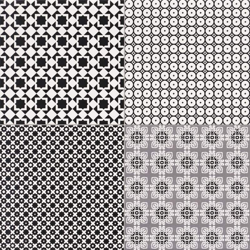 

Кафель Cristal Ceramica Retro Черный 450x450 мм (134403)