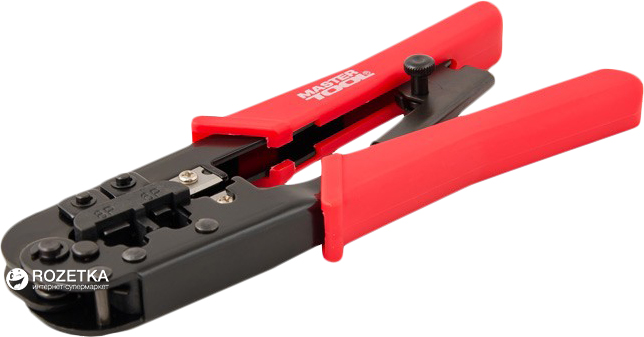 

Кліщі Mastertool для обтискання штекерів RJ11, RJ12, RJ45 190 мм (75-2243)