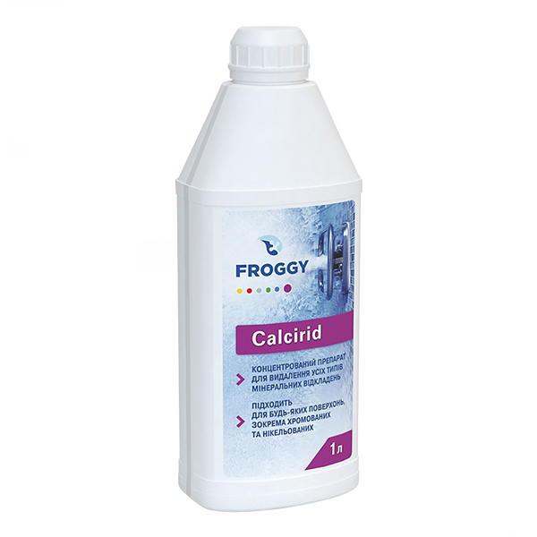 

Жидкость для очистки бассейнов Froggy Calcirid 1л.