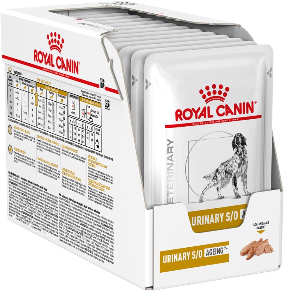 

Лечебный влажный корм для собак Royal Canin Urinary S/O Age 7+ Dog 12шт (упаковка) (1275001up)