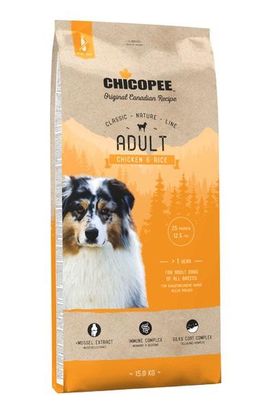 

Сухой корм для собак Chicopee CNL Adult Chicken & Rice 15 кг