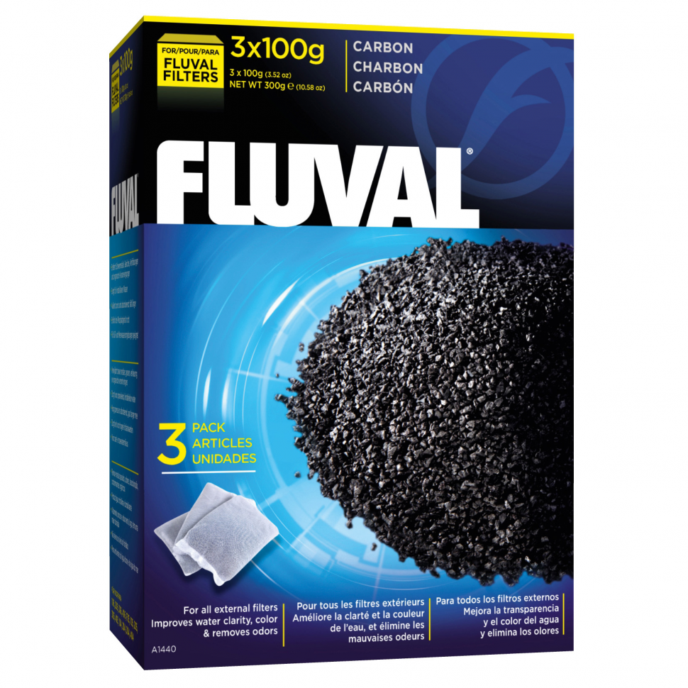 

Наполнитель для фильтра Fluval активированный уголь