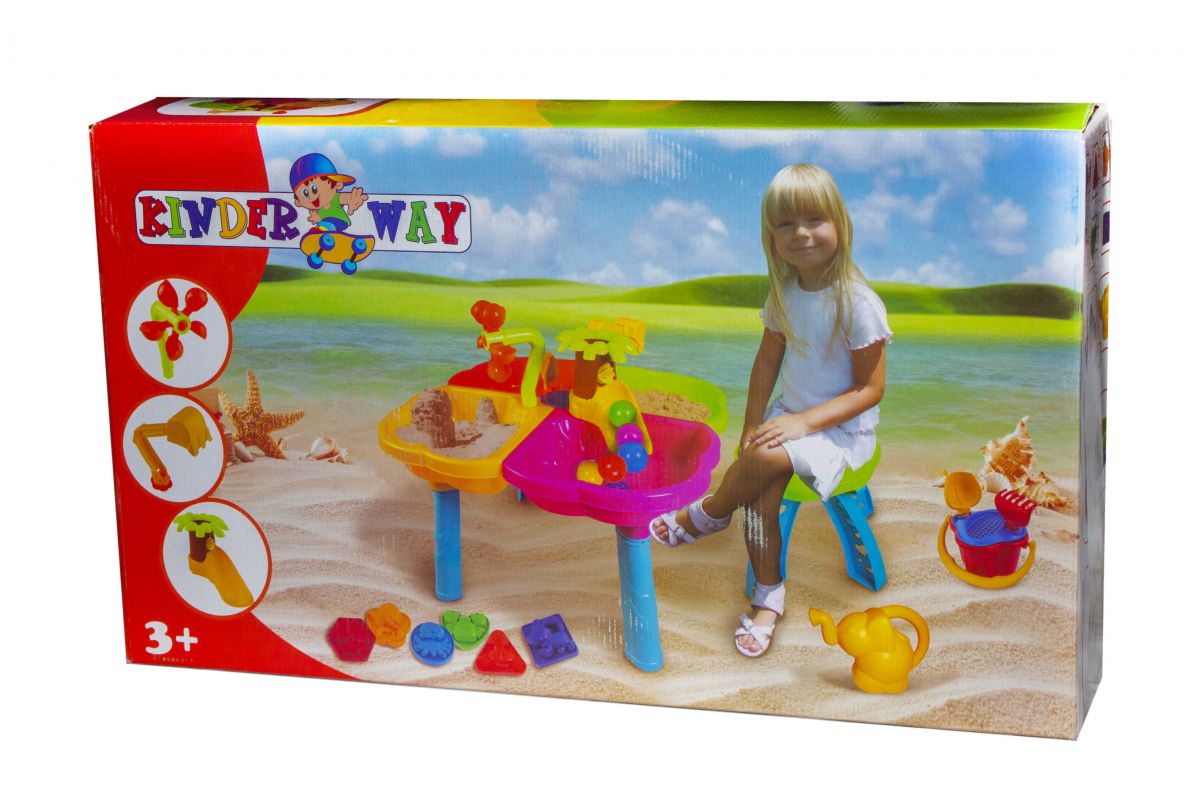 

Столик для песка с аксессуарами Kinderway (KW-01-122) (49916)