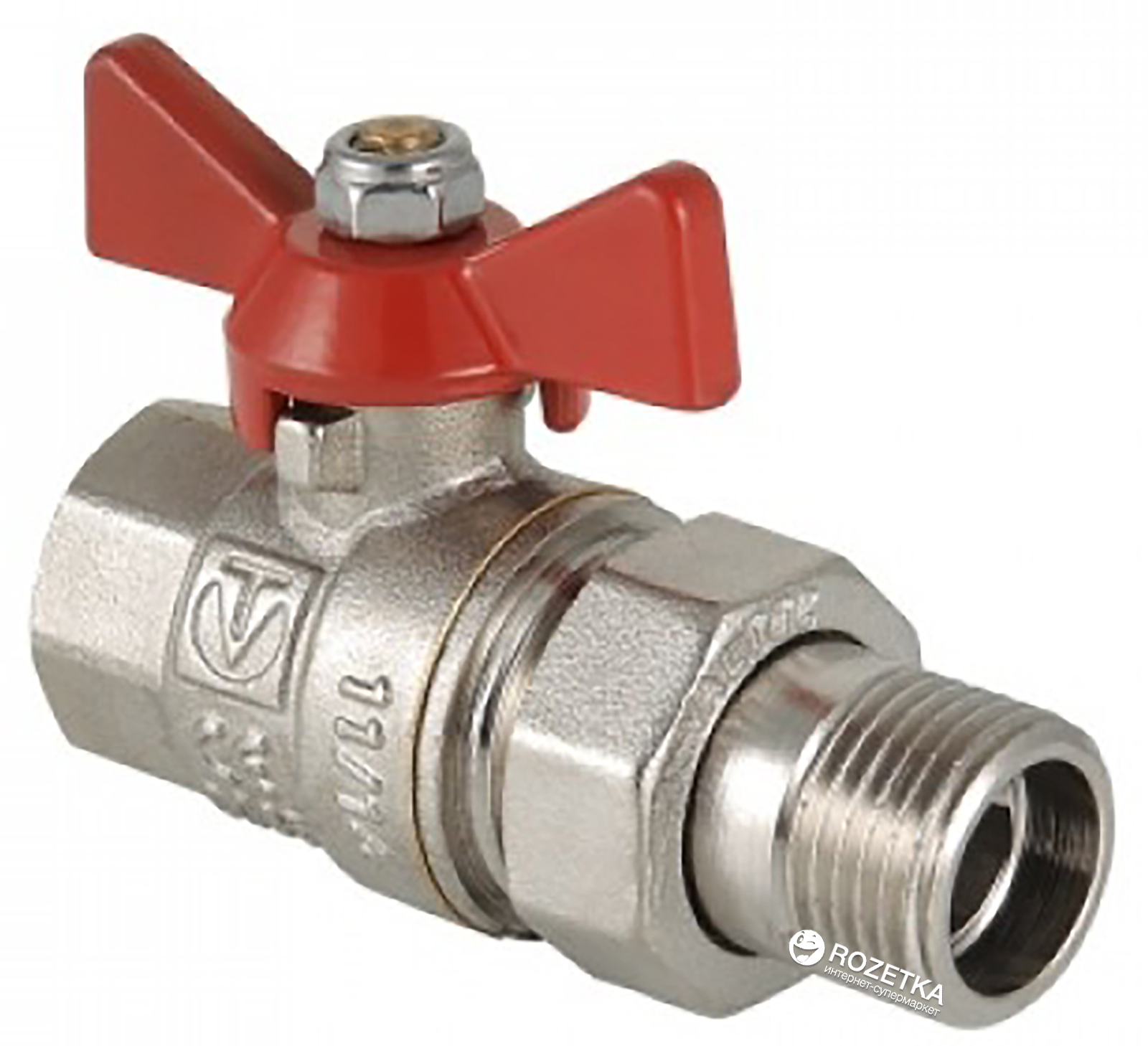 

Кран шаровой VALTEC с полусгоном вн-нар 1" (VT.227.N.06)