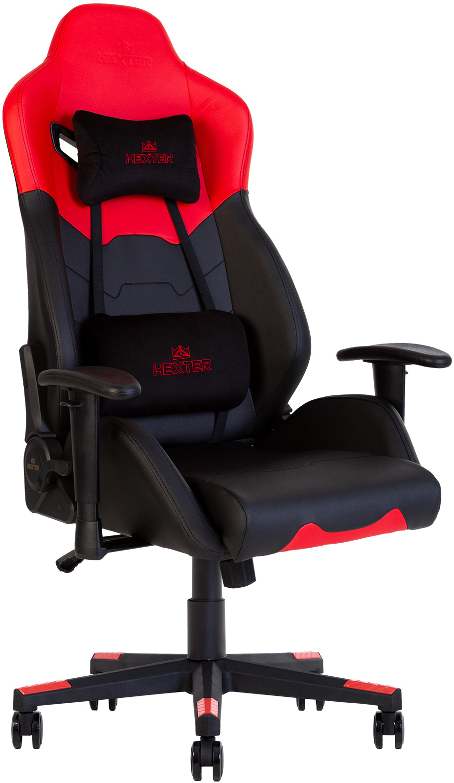 Акція на Кресло игровое Hexter MX R1D TILT PL70 ECO/01 Black/Red від Rozetka UA