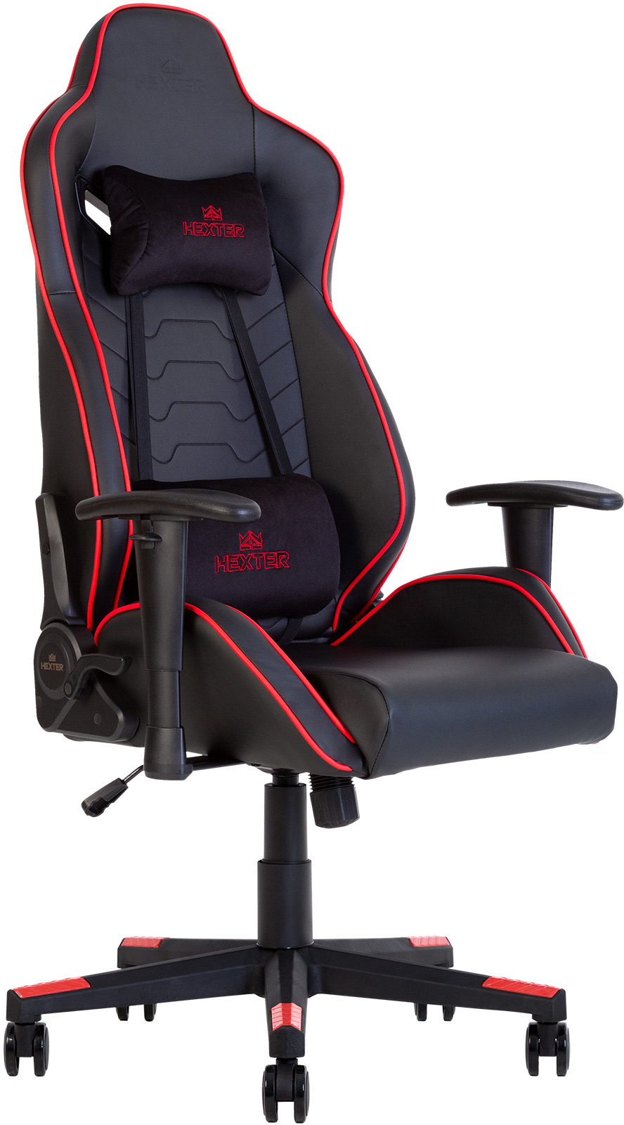 Акция на Кресло игровое Новый Стиль Hexter MX R1D TILT PL70 ECO/02 Black/Red от Rozetka UA
