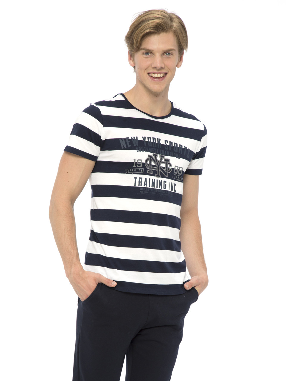 

Мужская футболка LС Waikiki New York Sports  Белая (LCW T-shirt -1675-2, Мужская футболка LС Waikiki New York Sports L Белая (LCW T-shirt -1675-2)