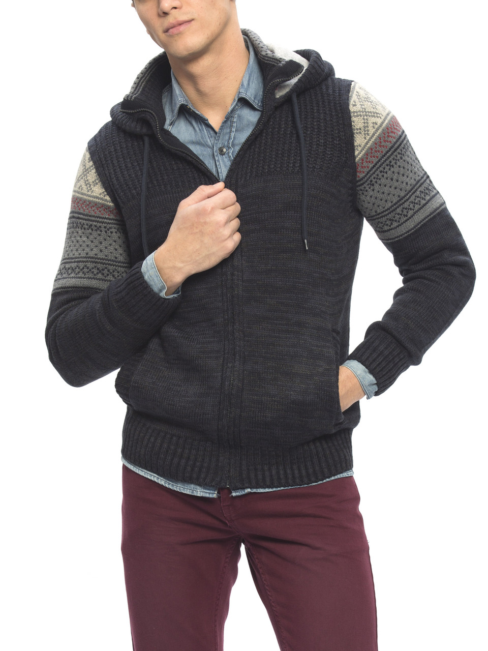 

Мужская кофта LС Waikiki с орнаментом на рукавах  Синяя (LCWKnitwear-1521-1, Мужская кофта LС Waikiki с орнаментом на рукавах S Синяя (LCWKnitwear-1521-1)