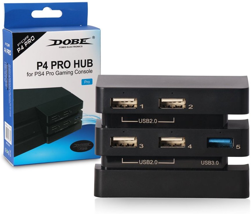 

USB Hub 5 портов USB Dobe для PS4 Pro (TP4-832)