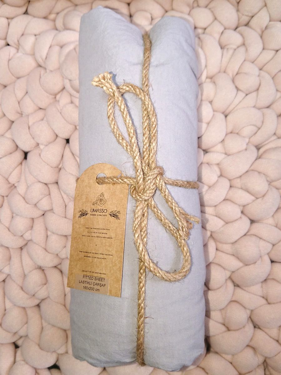 

Простыня на резинке Limasso 180x200x30 Opal Grey