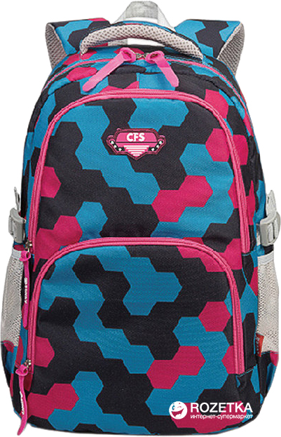 

Рюкзак молодежный Cool For School 820 19" Розово-голубой (CF86028)