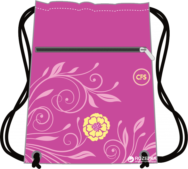 

Сумка для обуви Cool For School Flowers Розовая (CF85728)
