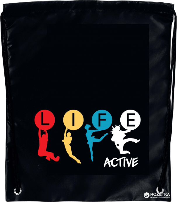 

Сумка для обуви Cool For School Active Life Унисекс Черная (CF85719)