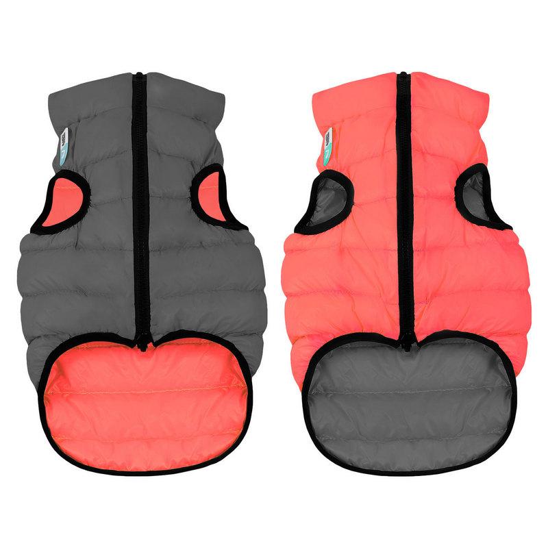 

Курточка двусторонняя AiryVest для собак S35 кораллово-серая 1676 (4823089304410)