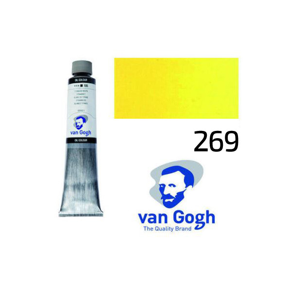 

Краска масляная Royal Talens Van Gogh (269) 200мл AZO желтый средний (8712079326401)