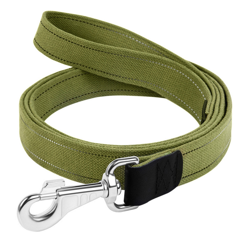 

Поводок CoLLaR брезент зеленый х/б тесьма 0508 (4820082490836)