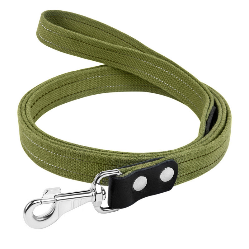

Поводок CoLLaR брезент зеленый х/б тесьма 0501 (4820082490775)