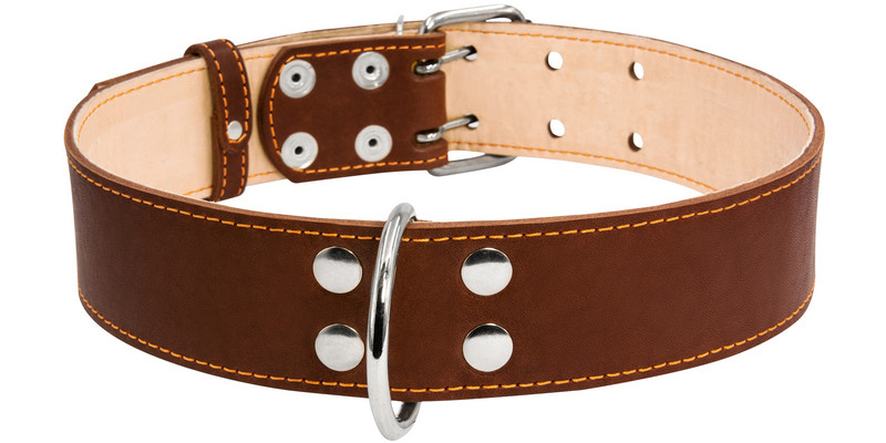 

Ошейник двойной CoLLaR кожа коричневый 03596 (4820082496784)