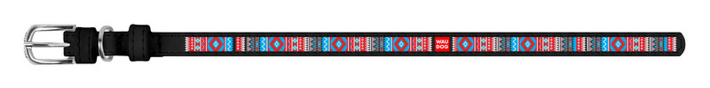 

Ошейник WAUDOG Design Этно кожа черный 37761 (4823089309712)