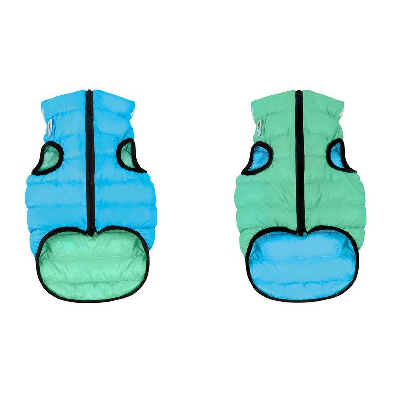 

Курточка двусторонняя AiryVest Lumi для собак XS22 салатово-голубая 2140 (4823089305363)