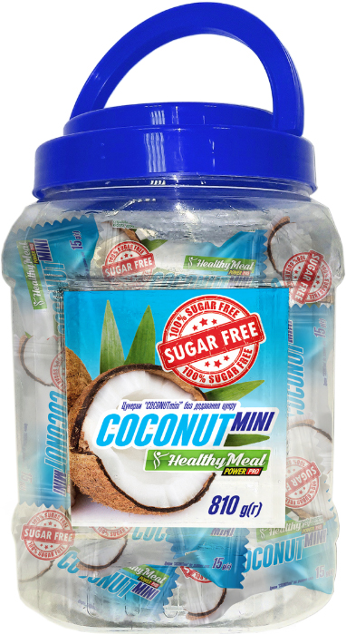 

Упаковка батончиков Power Pro Healthy Meal Coconut mini с кокосом глазированные без добавления сахара 810 г 54 шт х 15 г (4820231510903)