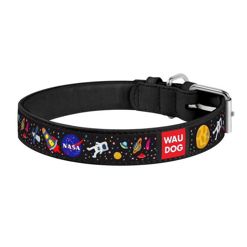 

Ошейник WAUDOG Design NASA кожа черный 0035-0047-01 (4823089319087)