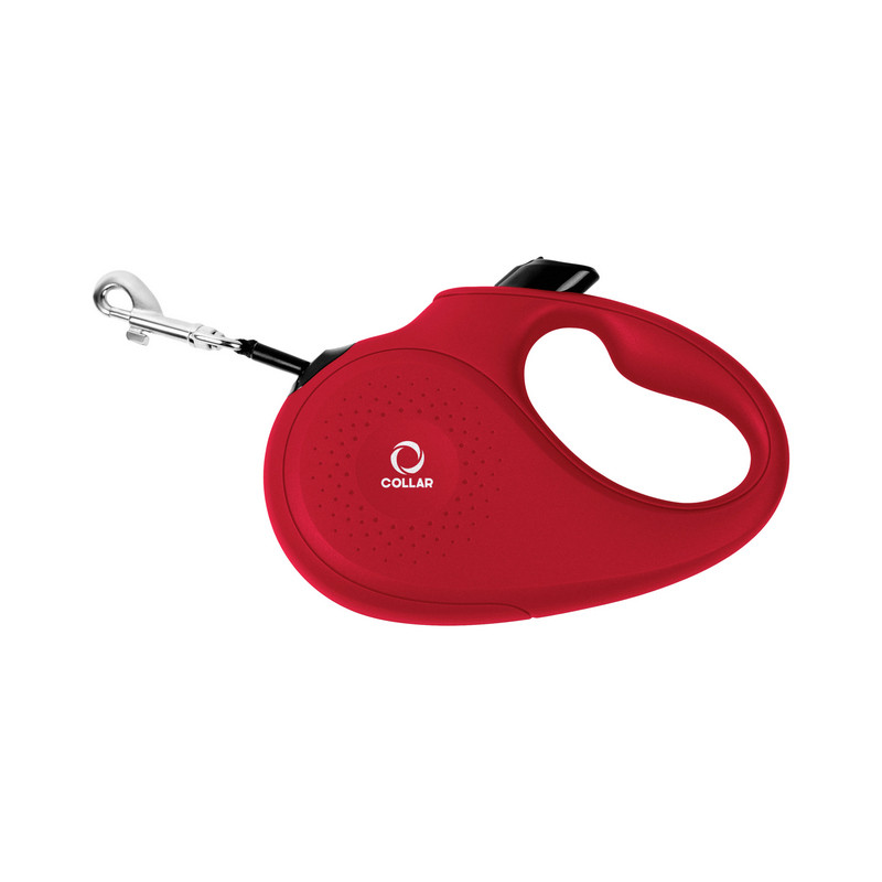 

Поводок-рулетка COLLAR пластик красный 81263 (4823089312064)