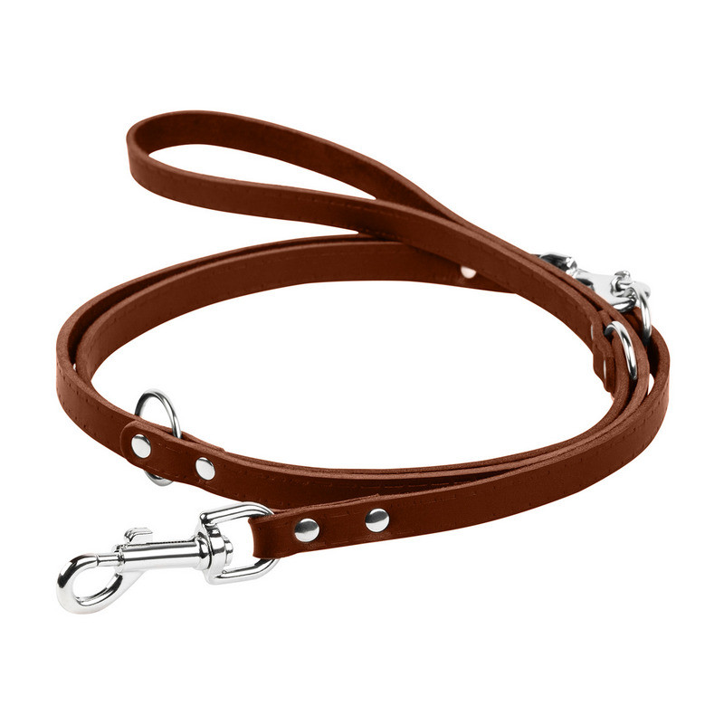

Поводок перестежка CoLLaR кожа коричневый 04546 (4823089305431)