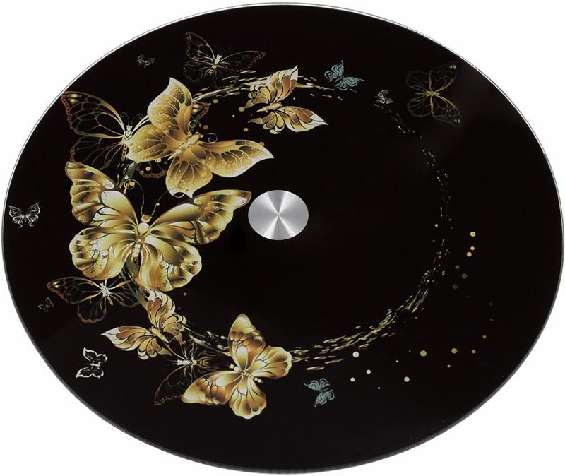 

Сервировочное стеклянное блюдо Liadane Butterflies вращающееся Ø32см Bona DP78844