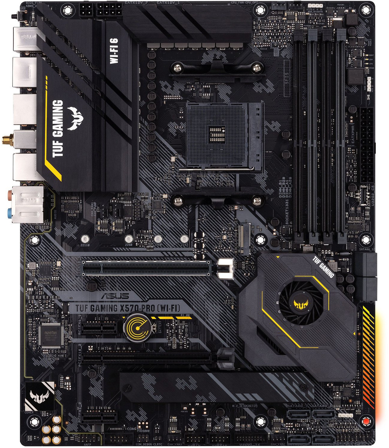 

Материнская плата Asus TUF Gaming X570-PRO (WI-FI) (sAM4, AMD X570, PCI-Ex16)